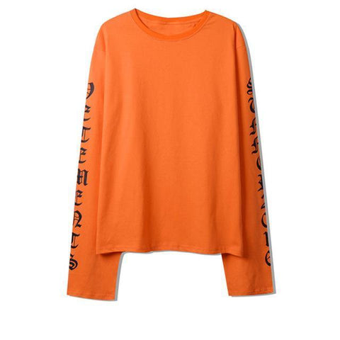 "Summer 16" Oversized Long Sleeve Shirt