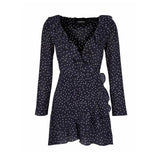 Ruffled Star Mini Dress