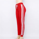 Cotton Striped Trousers