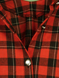 Oversized Plaid Cut Shirt