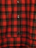 Oversized Plaid Cut Shirt