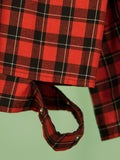 Oversized Plaid Cut Shirt