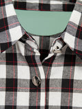 Oversized Plaid Cut Shirt
