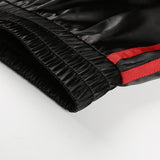 Dragon Embroidered Striped Trousers