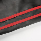 Dragon Embroidered Striped Trousers