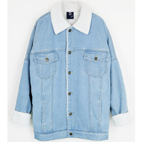 Reversible Sherpa Denim Coat