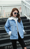 Reversible Sherpa Denim Coat