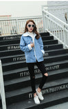 Reversible Sherpa Denim Coat