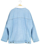 Reversible Sherpa Denim Coat
