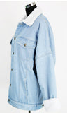 Reversible Sherpa Denim Coat
