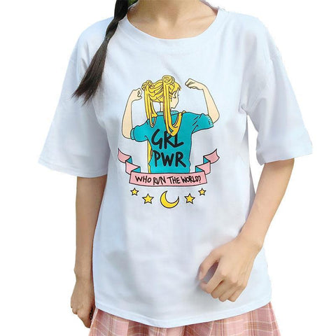 Girl Power Sailor Moon Tee