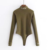 "Russian Youth" Embroidered Bodysuit