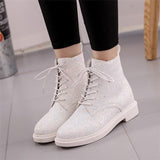 Sparkle Splattered Ankle Boots
