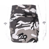 Zip Up Camo Skirt