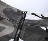 Zip Up Camo Skirt
