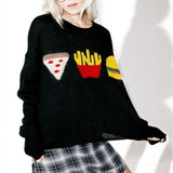 "Junk Food" Knitted Sweater