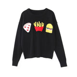 "Junk Food" Knitted Sweater