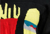"Junk Food" Knitted Sweater