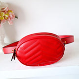 Basic Leather Waist Bag