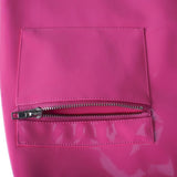 Pink PU Leather Skirt