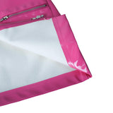 Pink PU Leather Skirt