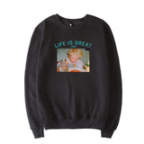 "Life is Great" Pullover