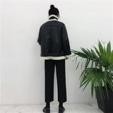 Wool Lined Leather Jacket
