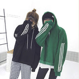 Three Striped Oversized Hoodie