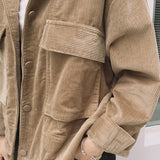 Corduroy Large Pocket Jacket