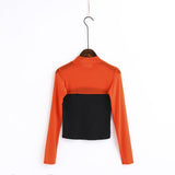 Half Meshed Top