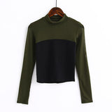 Half Meshed Top