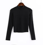 Half Meshed Top