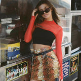 Half Meshed Top