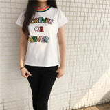 "Forever or Never" Holographic Tee