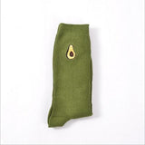 Fruit Embroidered Socks