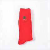 Fruit Embroidered Socks