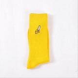 Fruit Embroidered Socks