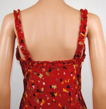 Red Floral Dress