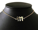 Old English Single Letter Choker (Customizable)
