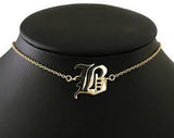 Old English Single Letter Choker (Customizable)