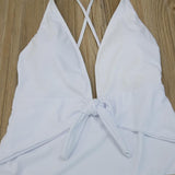 Solid Spaghetti Strap Monokini
