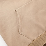 Puff Sleeve Oversized Camel Hoodie