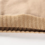 Puff Sleeve Oversized Camel Hoodie