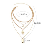 Virgin Mary 3 Piece Pendant Chain