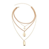 Virgin Mary 3 Piece Pendant Chain
