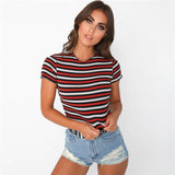 Striped Knitted Top