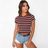 Striped Knitted Top