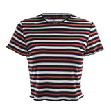 Striped Knitted Top