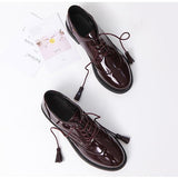 Tasseled Laces Oxford Shoes