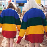 Oversized Rainbow Sweater